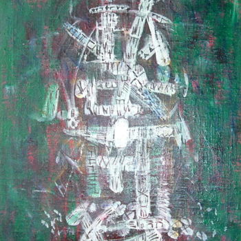 Malerei mit dem Titel "The Re-emergence Of…" von Gerald Shepherd F.F.P.S., Original-Kunstwerk, Acryl