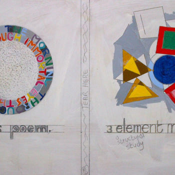 "Duo One - Structura…" başlıklı Tablo Gerald Shepherd F.F.P.S. tarafından, Orijinal sanat, Akrilik