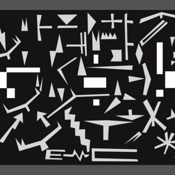 Grafika cyfrowa / sztuka generowana cyfrowo zatytułowany „Continued Squares” autorstwa Gerald Shepherd F.F.P.S., Oryginalna…