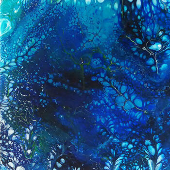 Peinture intitulée "Algues dans le gran…" par Gerard Alverni, Œuvre d'art originale, Acrylique