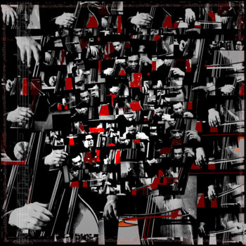 Digital Arts titled "Charles Mingus "Goo…" by Gérard Bertrand, Original Artwork, Manipulated Photography