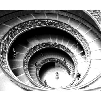 Fotografia intitulada "DESCENTE AU VATICAN" por Gérard Bertrand, Obras de arte originais, Fotografia Manipulada