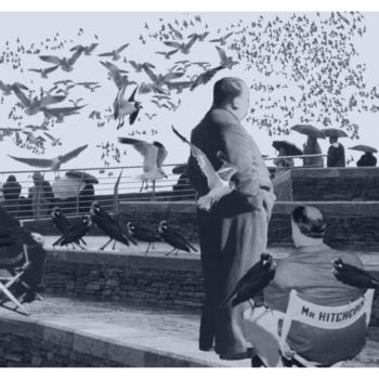 Fotografia intitolato "LES OISEAUX (Birds)" da Gérard Bertrand, Opera d'arte originale, Fotografia manipolata