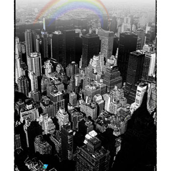 Photographie intitulée "SEMPE à NEW YORK" par Gérard Bertrand, Œuvre d'art originale, Photographie manipulée
