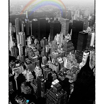 Photography titled "SEMPE à NEW YORK" by Gérard Bertrand, Original Artwork, Manipulated Photography