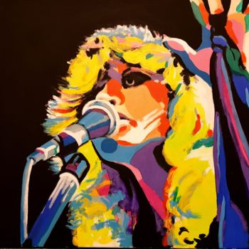 Painting titled "Stevie" by Gg, Original Artwork, Acrylic