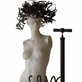 Skulptur mit dem Titel ""O" PRESSION" von Gerard Bogo, Original-Kunstwerk
