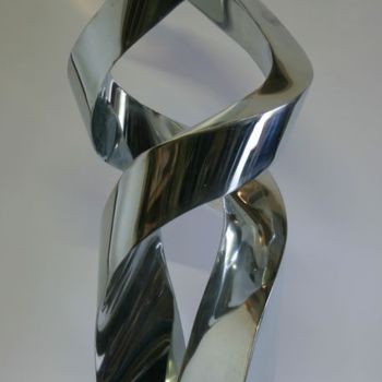 Skulptur mit dem Titel "Delta T 10" von Gérard Braguy, Original-Kunstwerk, Metalle