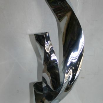 Sculpture titled "Delta T 07" by Gérard Braguy, Original Artwork, Metals