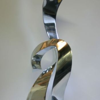 Sculpture titled "Delta T 09" by Gérard Braguy, Original Artwork, Metals