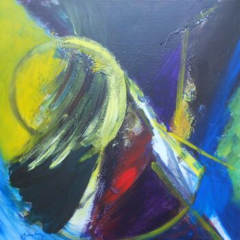 Schilderij getiteld "Grande force" door Gerard Buray, Origineel Kunstwerk, Acryl