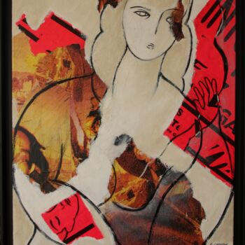 Painting titled "Bye-bye" by Gérard Capron (G.CAPRON), Original Artwork, Acrylic