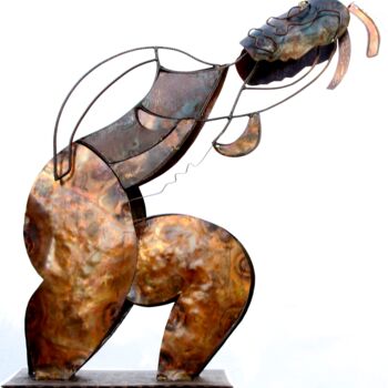 Sculpture intitulée "Inaya 2" par Gérard Capron (G.CAPRON), Œuvre d'art originale, Métaux