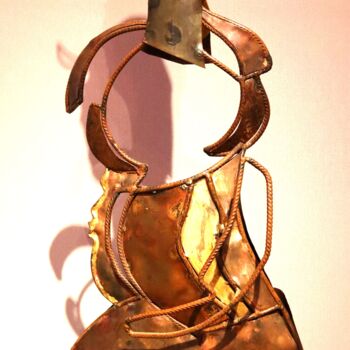 Sculpture titled "Fatou" by Gérard Capron (G.CAPRON), Original Artwork, Metals