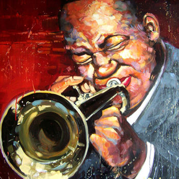 Peinture intitulée "clifford brown" par Gerard Duboscq, Œuvre d'art originale, Acrylique