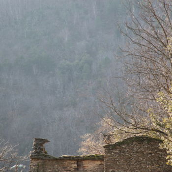 Photographie intitulée "maison dans la vall…" par Gerard Jeanjean, Œuvre d'art originale