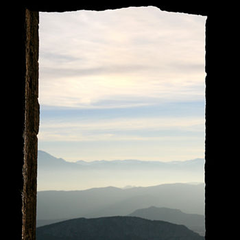 Photographie intitulée "fenêtre avec vue...." par Gerard Jeanjean, Œuvre d'art originale