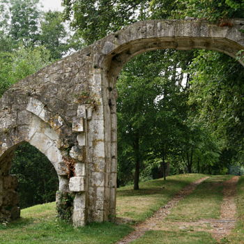 Fotografía titulada "la porte du chateau" por Gerard Jeanjean, Obra de arte original