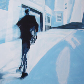 Malarstwo zatytułowany „rue 5” autorstwa Gerard Jouannet, Oryginalna praca, Akryl