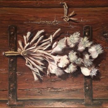 Pintura titulada "chasser les sorcièr…" por Gérard Letscher, Obra de arte original