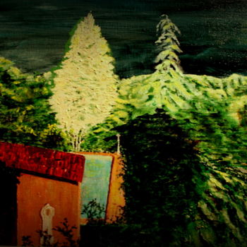 Peinture intitulée "At home" par Gérard Pitavy, Œuvre d'art originale, Acrylique