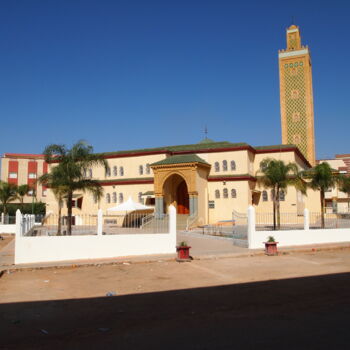 Pittura intitolato "Meknès maroc" da Gerard Pompee, Opera d'arte originale