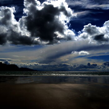 Fotografie mit dem Titel "Avant l'orage" von Gérard Romain, Original-Kunstwerk, Digitale Fotografie Auf Aluminium montiert