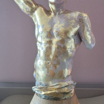 Sculpture titled "ADONIS" by Gérard Rombi, Original Artwork, Bronze