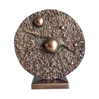 Sculpture intitulée "Au commencement" par Gérard Taillandier, Œuvre d'art originale, Bronze