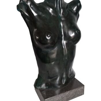 Скульптура под названием "A fleur de peau" - Gérard Taillandier, Подлинное произведение искусства, Бронза