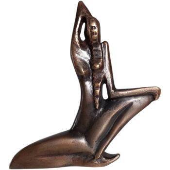 Sculpture titled "Petit équilibre" by Gérard Taillandier, Original Artwork, Bronze
