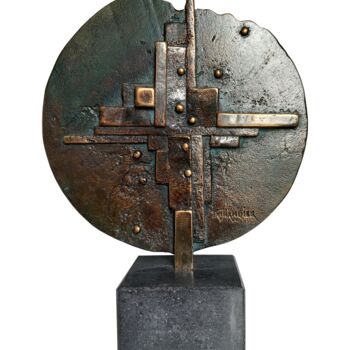 Sculpture titled "Origine 3" by Gérard Taillandier, Original Artwork, Bronze