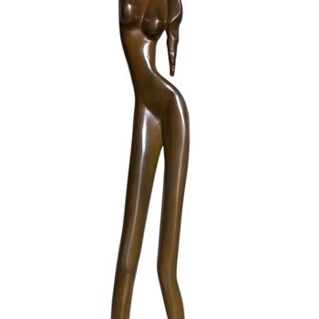 Sculpture intitulée "Pas sage" par Gérard Taillandier, Œuvre d'art originale, Bronze