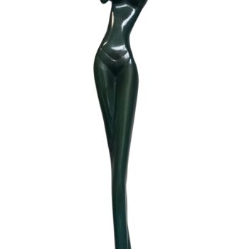 Sculpture titled "Tentation 3/8" by Gérard Taillandier, Original Artwork, Bronze