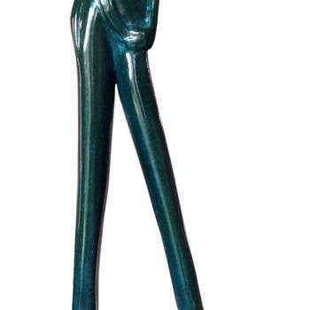 Sculpture titled "effrontée" by Gérard Taillandier, Original Artwork, Bronze