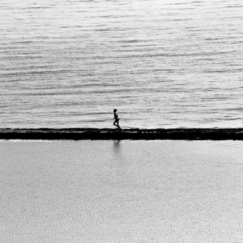 Fotografia intitulada "sur-la-ligne.jpg" por Gérard Vouillon, Obras de arte originais