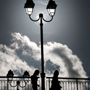 Fotografia intitulada "Toile solaire" por Gérard Vouillon, Obras de arte originais