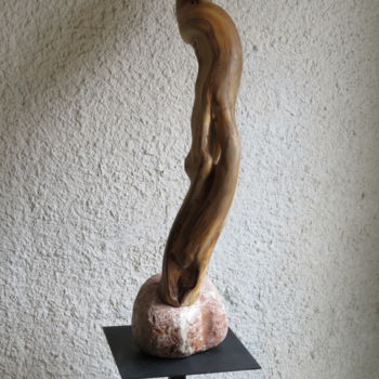 Sculpture titled "ELEVATION 2" by Gérard Didier, Original Artwork, Wood