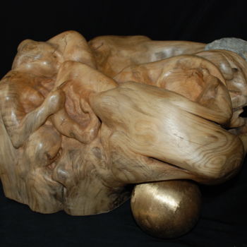 Sculpture titled "COMPOSITE" by Gérard Didier, Original Artwork, Wood