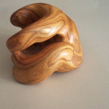 Sculpture titled "RONDEUR" by Gérard Didier, Original Artwork, Wood