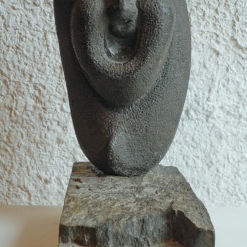 Sculptuur getiteld "PAROLE" door Gérard Didier, Origineel Kunstwerk, Steen