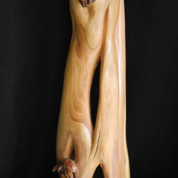 Скульптура под названием "ANTRE" - Gérard Didier, Подлинное произведение искусства, Дерево