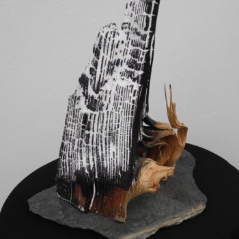 Sculpture titled "ECLAT 3" by Gérard Didier, Original Artwork, Wood