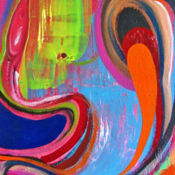 Malarstwo zatytułowany „Embrion” autorstwa Gerardo Gomez, Oryginalna praca, Akryl