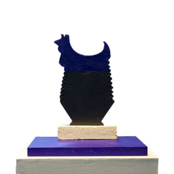 Скульптура под названием "GALLO #04" - Gerardo Viggiano, Подлинное произведение искусства, Терракота