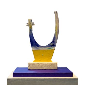 Escultura intitulada "GALLO #06" por Gerardo Viggiano, Obras de arte originais, Terracota
