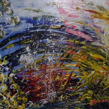 Painting titled "Dreams of Bali" by Elen Gera, Original Artwork, Oil