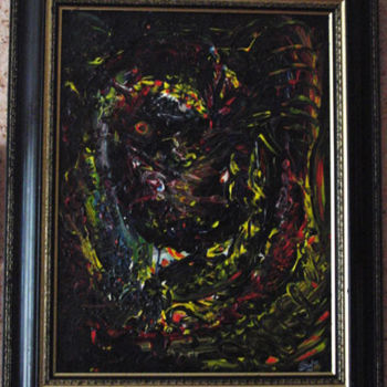 Pintura titulada "Inferno in dif light" por Elen Gera, Obra de arte original, Oleo