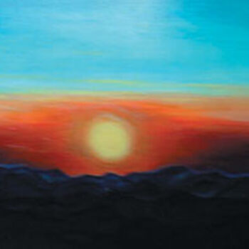 Painting titled "First Sunlight ove…" by Elen Gera, Original Artwork, Other