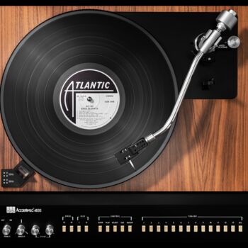 "Vinylography 14 ACD…" başlıklı Fotoğraf Gerd Schaller tarafından, Orijinal sanat, Dijital Fotoğrafçılık Alüminyum üzerine m…